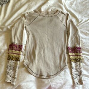 Free People Thermal Long sleeve Top